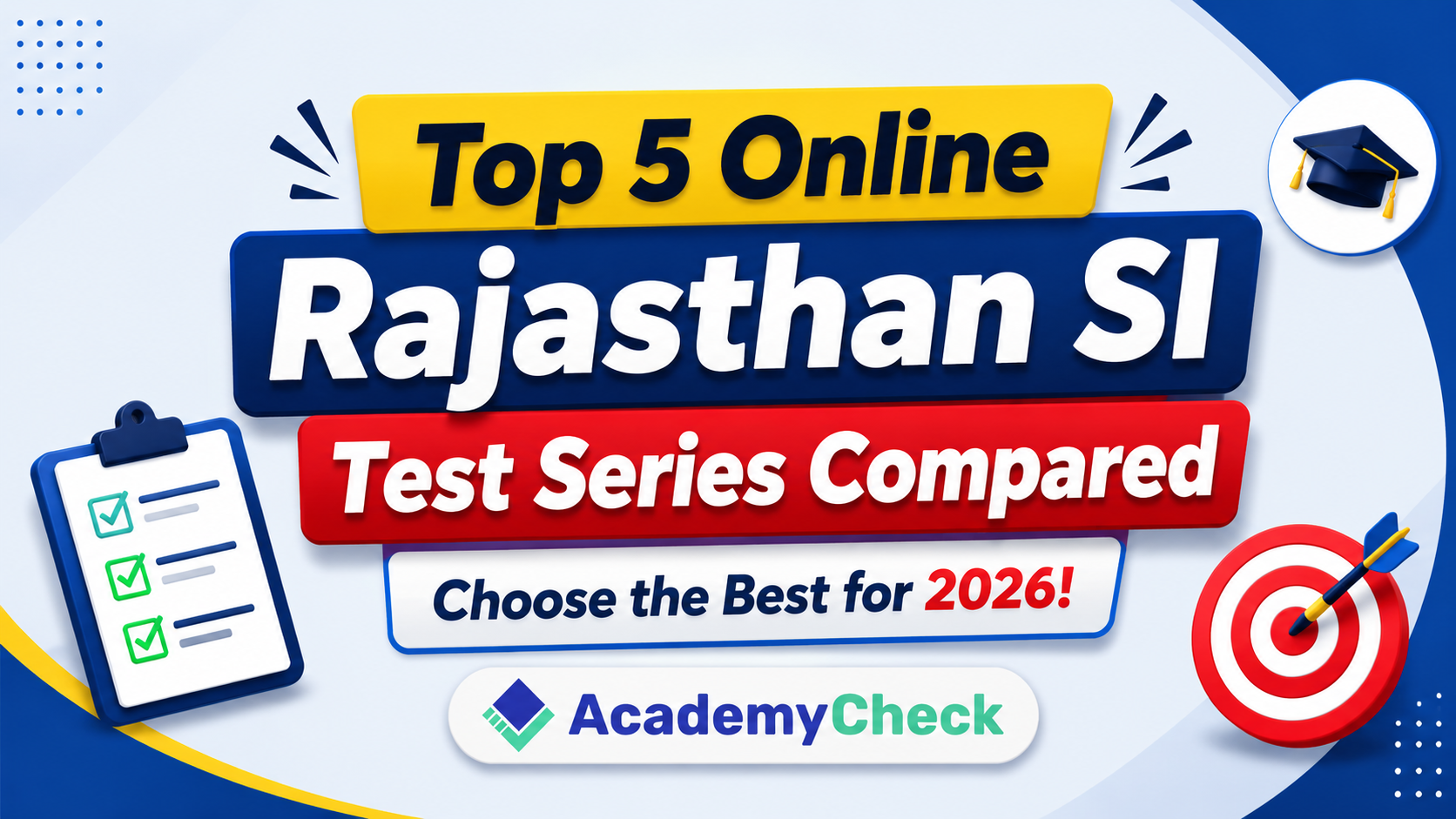 Best Online Test Series for Rajasthan SI 2026 Exam | Mock Tests, Practice Papers & Syllabus-wise Tests